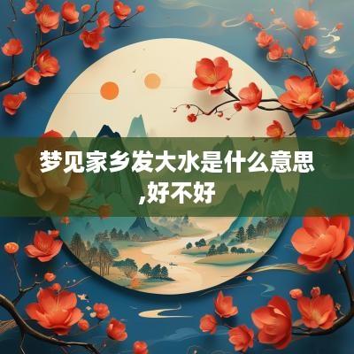 梦见家乡发大水是什么意思,好不好
