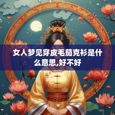 女人梦见穿皮毛茄克衫是什么意思,好不好