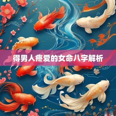 得男人疼爱的女命八字解析