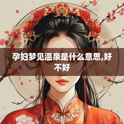 孕妇梦见温泉是什么意思,好不好
