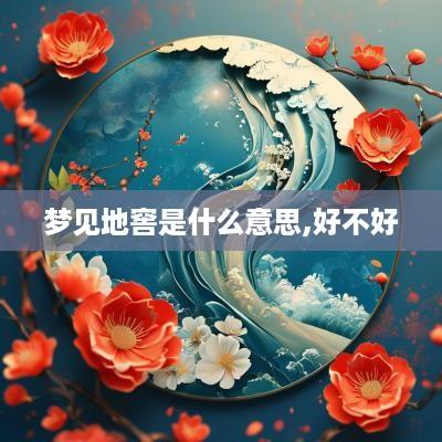 梦见地窖是什么意思,好不好