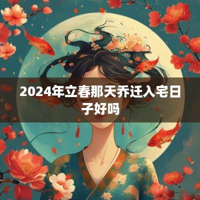 2025年立春那天乔迁入宅日子好吗