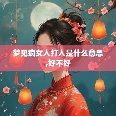 梦见疯女人打人是什么意思,好不好