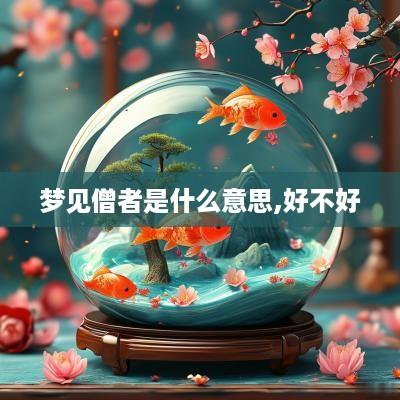 梦见僧者是什么意思,好不好