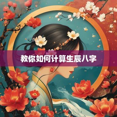 教你如何计算生辰八字