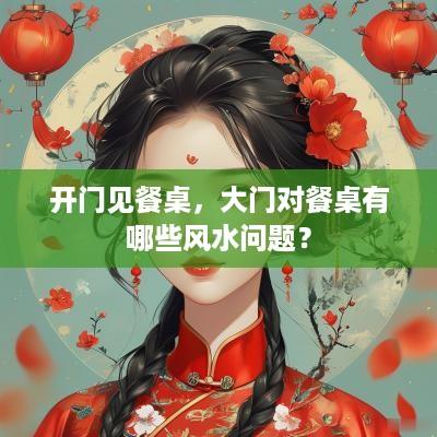 开门见餐桌，大门对餐桌有哪些风水问题？