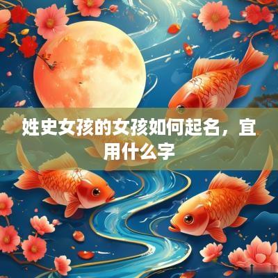 姓史女孩的女孩如何起名，宜用什么字