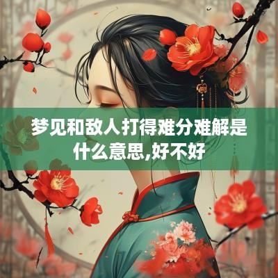 梦见和敌人打得难分难解是什么意思,好不好