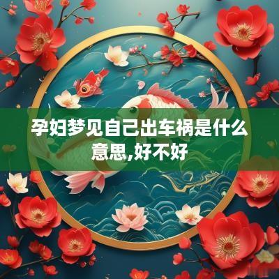孕妇梦见自己出车祸是什么意思,好不好