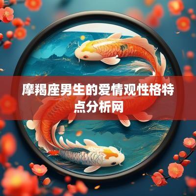 摩羯座男生的爱情观性格特点分析网