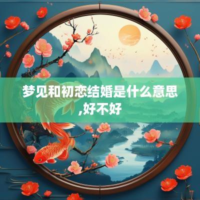 梦见和初恋结婚是什么意思,好不好