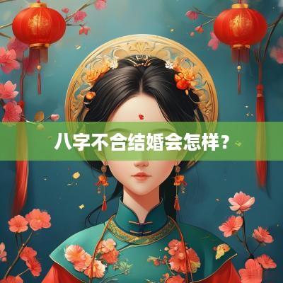 八字不合结婚会怎样？