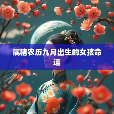 属猪农历九月出生的女孩命运