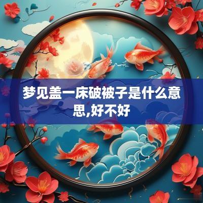 梦见盖一床破被子是什么意思,好不好