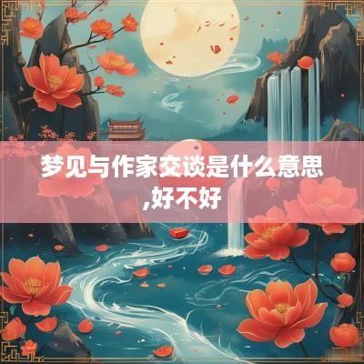 梦见与作家交谈是什么意思,好不好