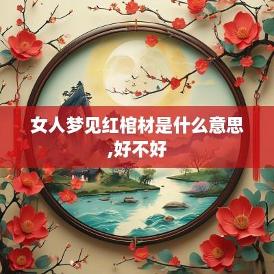 女人梦见红棺材是什么意思,好不好