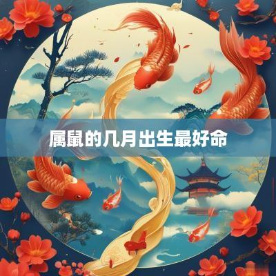 属鼠的几月出生最好命