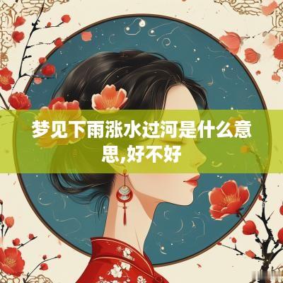 梦见下雨涨水过河是什么意思,好不好