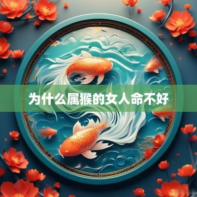 为什么属猴的女人命不好