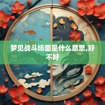 梦见战斗场面是什么意思,好不好