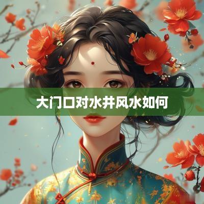 大门口对水井风水如何
