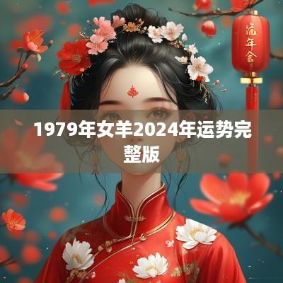 1979年女羊2025年运势完整版
