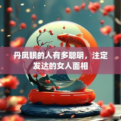 丹凤眼的人有多聪明，注定发达的女人面相