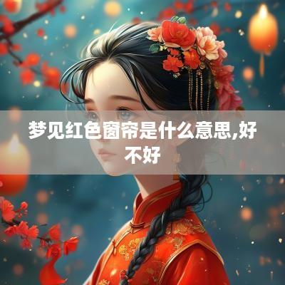 梦见红色窗帘是什么意思,好不好
