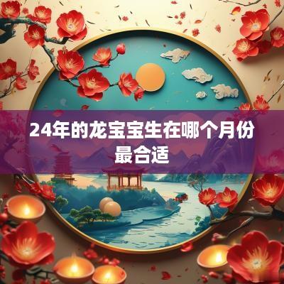 24年的龙宝宝生在哪个月份最合适