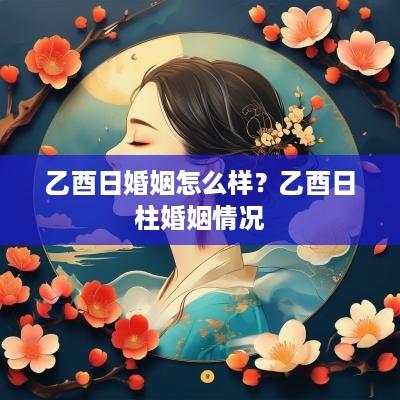 乙酉日婚姻怎么样？乙酉日柱婚姻情况
