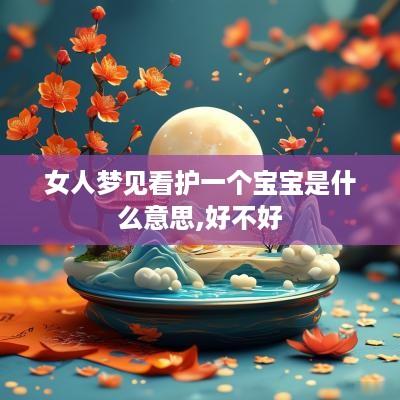 女人梦见看护一个宝宝是什么意思,好不好