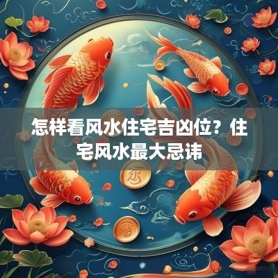 怎样看风水住宅吉凶位？住宅风水最大忌讳