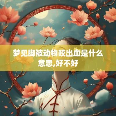 梦见脚被动物咬出血是什么意思,好不好