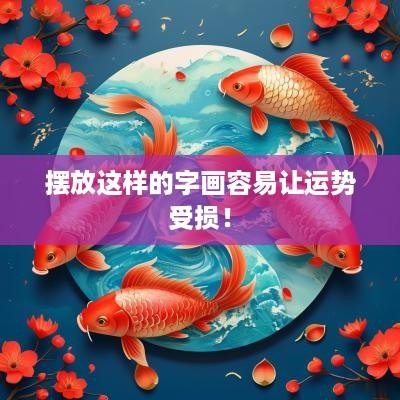 摆放这样的字画容易让运势受损! 摆放这样的字画容易让运势受损!