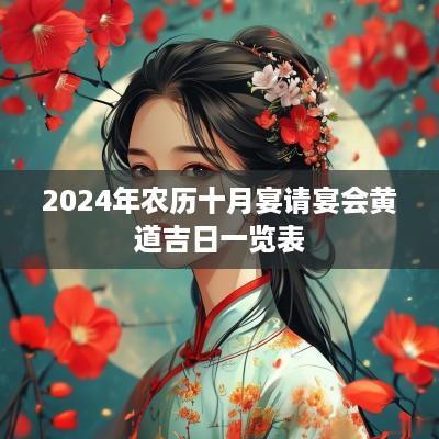 2025年农历十月宴请宴会黄道吉日一览表