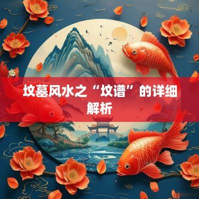 坟墓风水之“坟谱”的详细解析