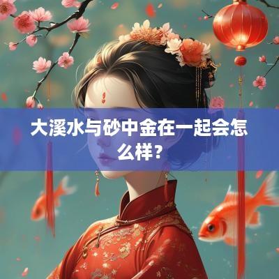 大溪水与砂中金在一起会怎么样？