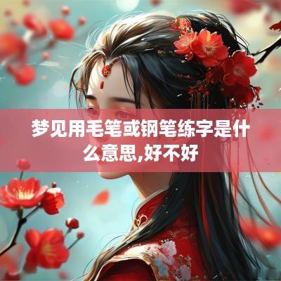 梦见用毛笔或钢笔练字是什么意思,好不好