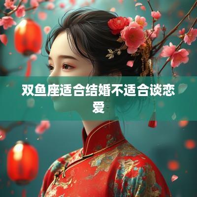 双鱼座适合结婚不适合谈恋爱