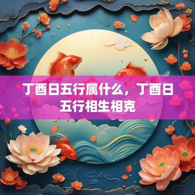 丁酉日五行属什么，丁酉日五行相生相克