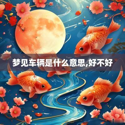 梦见车辆是什么意思,好不好