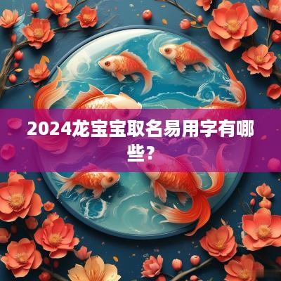 2025龙宝宝取名易用字有哪些？