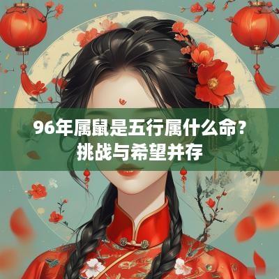 96年属鼠是五行属什么命？挑战与希望并存