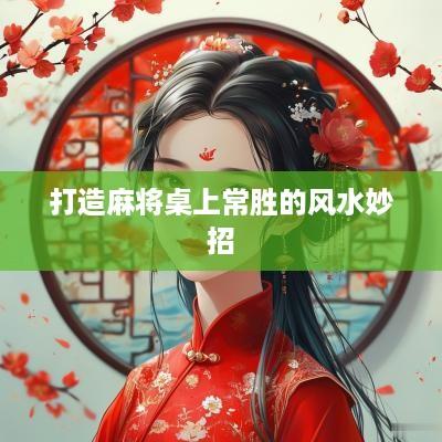 打造麻将桌上常胜的风水妙招