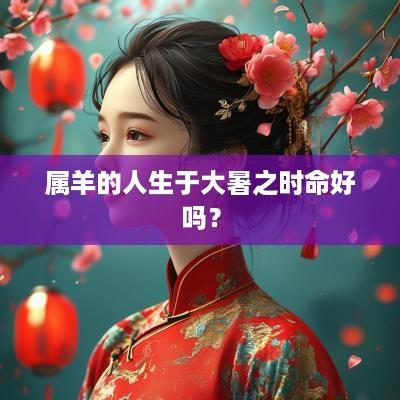 属羊的人生于大暑之时命好吗？