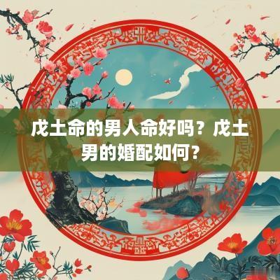 戊土命的男人命好吗？戊土男的婚配如何？