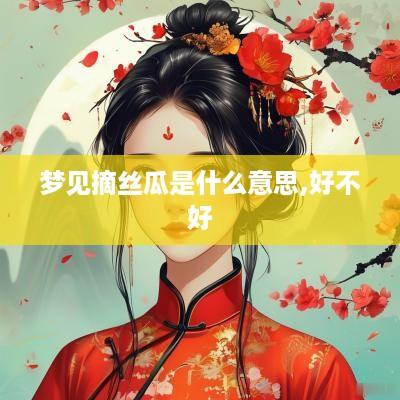 梦见摘丝瓜是什么意思,好不好
