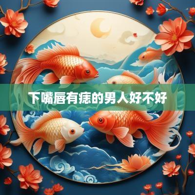 下嘴唇有痣的男人好不好
