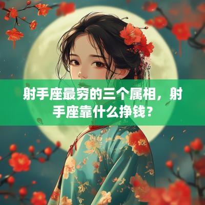 射手座最穷的三个属相，射手座靠什么挣钱？