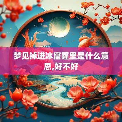 梦见掉进冰窟窿里是什么意思,好不好